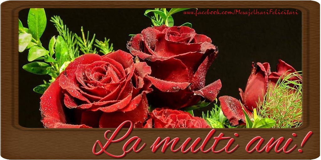 Felicitari aniversare De La Multi Ani - La multi ani!