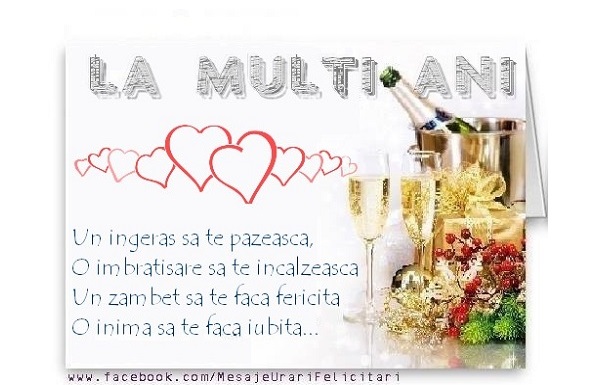 Felicitari aniversare De La Multi Ani - La multi ani! Un inger sa te pazeasca, O imbratisare sa te incalzeasca ...