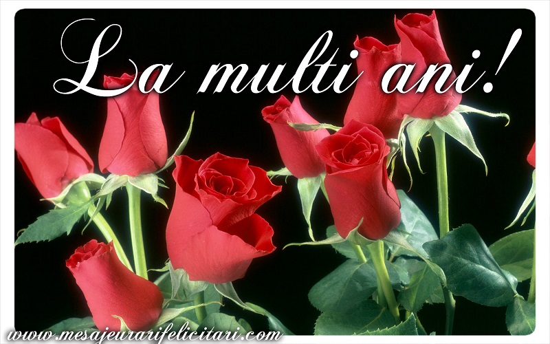 Felicitari aniversare De La Multi Ani - La multi ani!