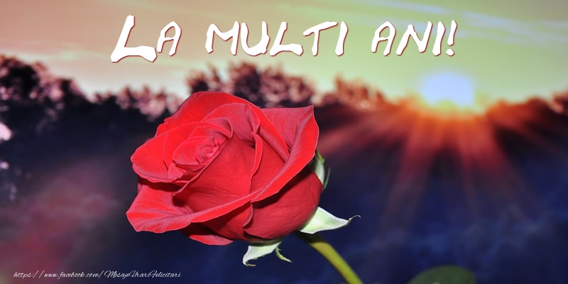 Felicitari aniversare De La Multi Ani - La multi ani!