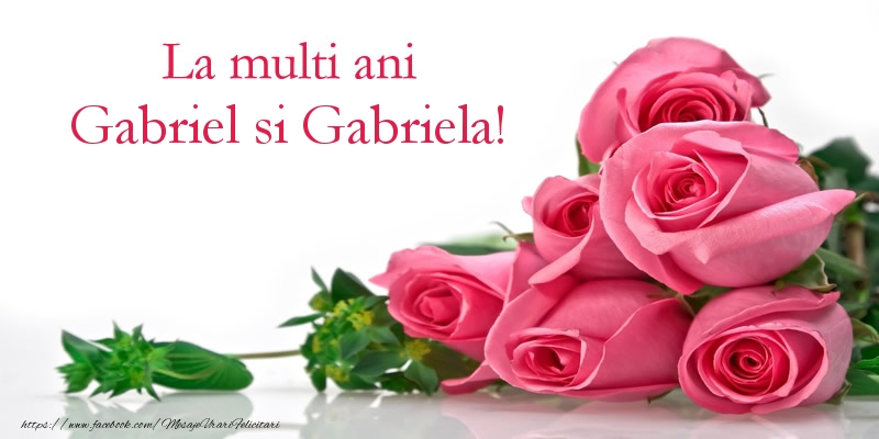 Felicitari aniversare De Sfintii Mihail si Gavril - La multi ani Gabriel si Gabriela!