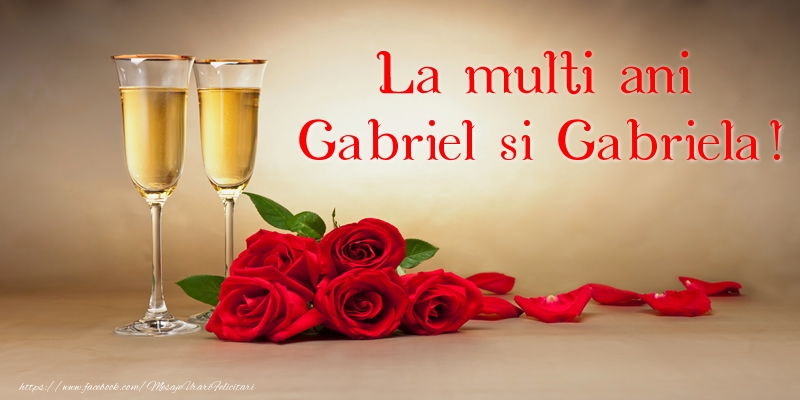 Felicitari aniversare De Sfintii Mihail si Gavril - La multi ani Gabriel si Gabriela!