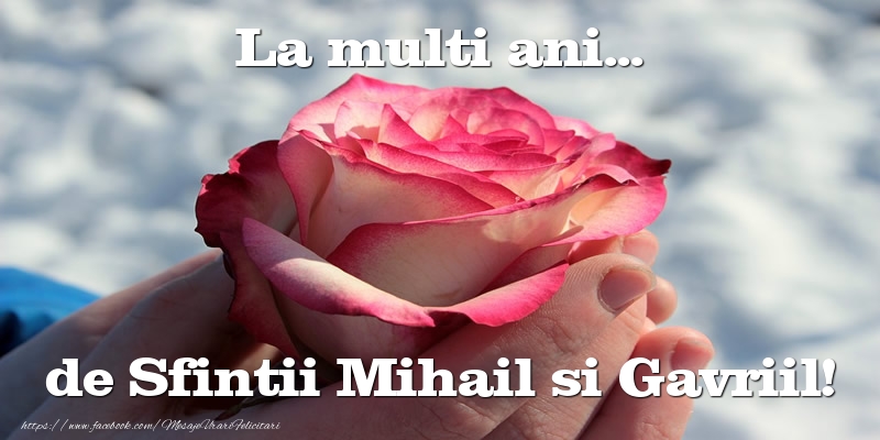 Felicitari aniversare De Sfintii Mihail si Gavril - La multi ani... de Sfintii Mihail si Gavriil!