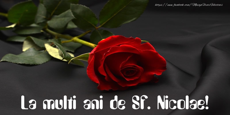 Felicitari aniversare De Sfantul Nicolae - La multi ani de Sf. Nicolae!