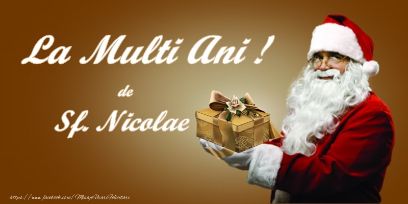 Felicitari aniversare De Sfantul Nicolae - La multi ani de Sfantul Nicolae!