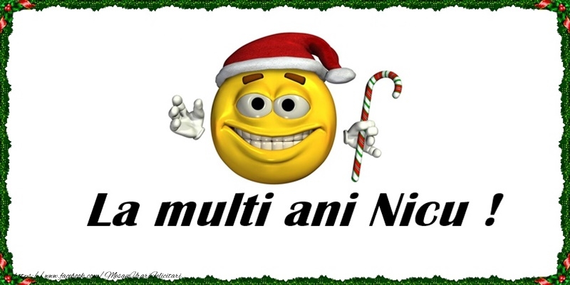 Felicitari aniversare De Sfantul Nicolae - La multi ani, Nicu!