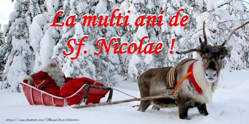 Felicitari aniversare De Sfantul Nicolae - La multi ani de Sf. Nicolae!