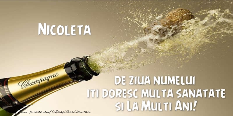 Felicitari aniversare De Sfantul Nicolae - Nicoleta de ziua numelui iti doresc multa sanatate si La Multi Ani!