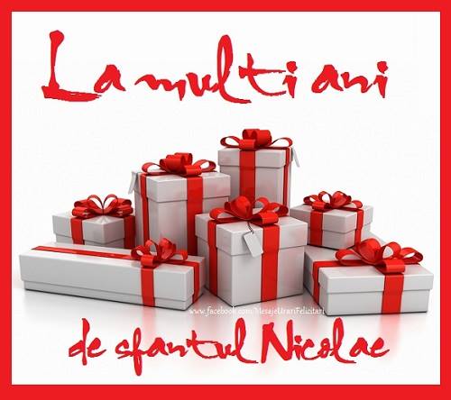 Felicitari aniversare De Sfantul Nicolae - La multi ani de sfantul Nicolae