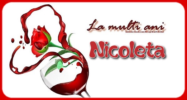 Felicitari aniversare De Sfantul Nicolae - La multi ani Nicoleta