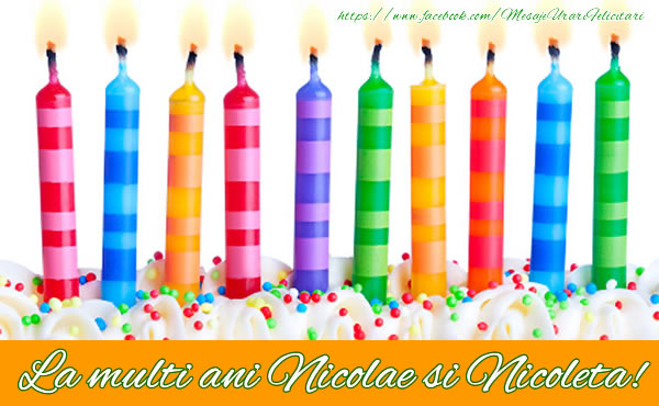 Felicitari aniversare De Sfantul Nicolae - La multi ani Nicolae si Nicoleta!