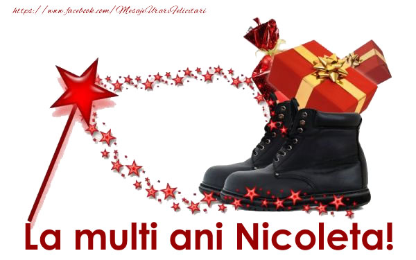 Felicitari aniversare De Sfantul Nicolae - La multi ani Nicoleta!