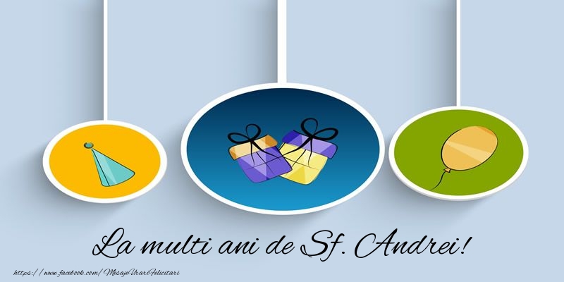 Felicitari aniversare De Sfantul Andrei - La multi ani de Sf. Andrei!