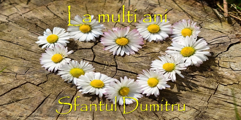 Felicitari aniversare De Sfantul Dumitru - La multi ani de Sfantul Dumitru!