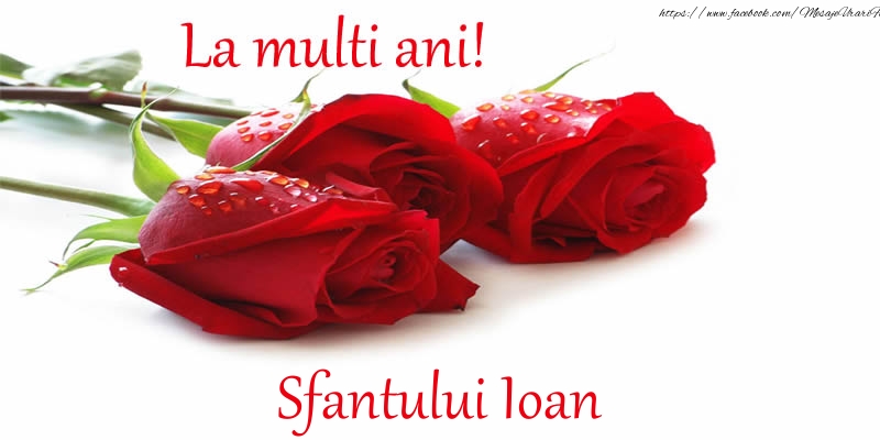 Felicitari aniversare De Sfantul Ioan - La multi ani! Sfantului Ioan