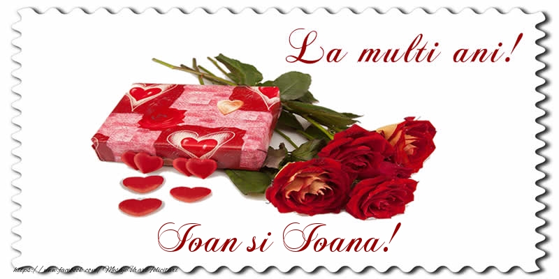 Felicitari aniversare De Sfantul Ioan - La multi ani! Ioan si Ioana