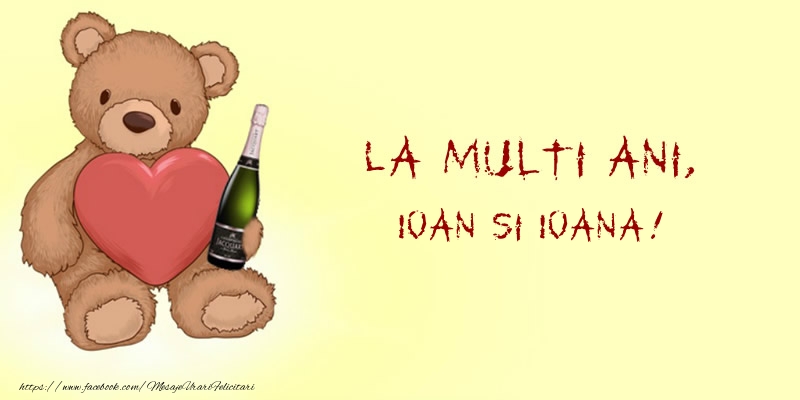 Felicitari aniversare De Sfantul Ioan - La multi ani, Ioan si Ioana!