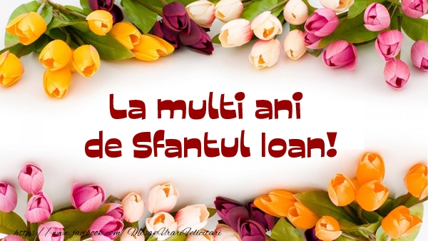 Felicitari aniversare De Sfantul Ioan - La multi ani de Sfantul Ioan!