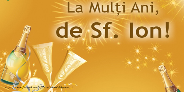 Felicitari aniversare De Sfantul Ioan - La multi ani de Sf. Ion!