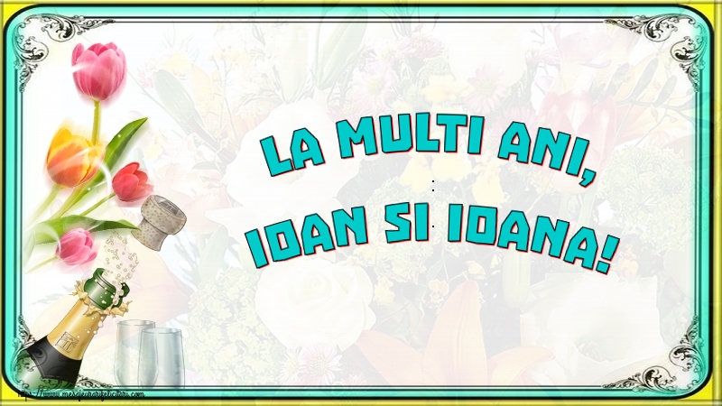 Felicitari aniversare De Sfantul Ioan - La multi ani, Ioan si Ioana!