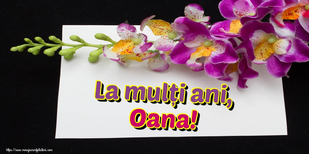 Felicitari aniversare De Sfantul Ioan - La mulți ani, Oana!