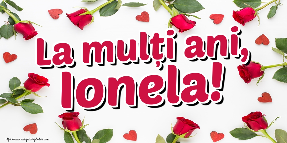 Felicitari aniversare De Sfantul Ioan - La mulți ani, Ionela!