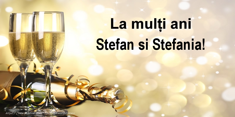 Felicitari aniversare De Sfantul Stefan - La multi ani Stefan si Stefania!