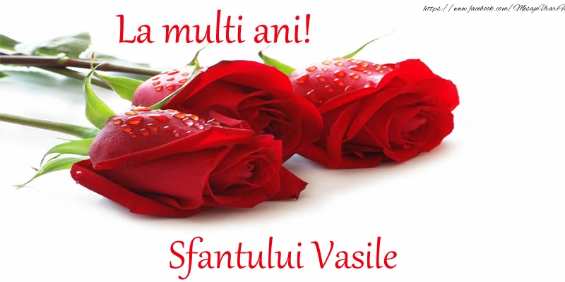 Felicitari aniversare De Sfantul Vasile - La multi ani! Sfantului Vasile