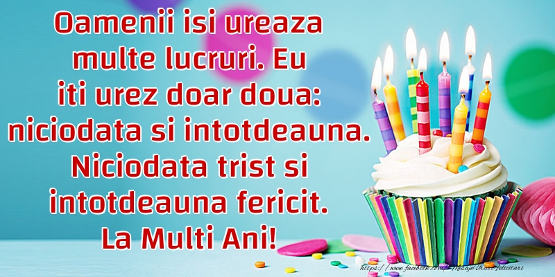 Felicitari aniversare De Zi De Nastere - La Multi Ani!