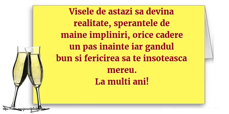 Felicitari aniversare De Zi De Nastere - La multi ani!