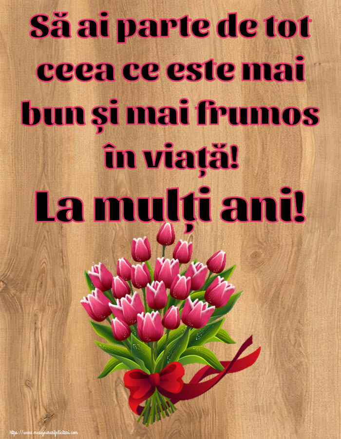 Felicitari aniversare De Zi De Nastere - Să ai parte de tot ceea ce este mai bun și mai frumos în viață! La mulți ani!