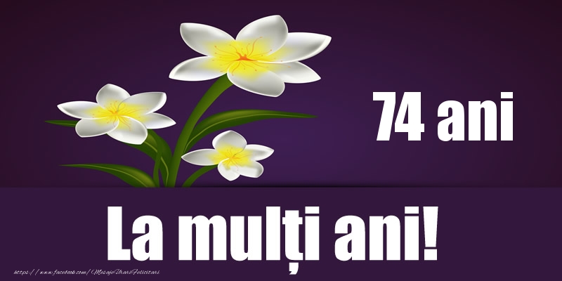 74 ani La multi ani!